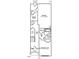 Detailed floorplan showing layout of first floor with garage, entry, bedroom and porch at 328 Chesapeak Commons St # 142, Garner, NC 27529