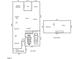 Floor plan showing the layout of the first and second floor with dimensions at 3528 Olive Glen Dr, Apex, NC 27502