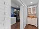 Walk-in pantry with modern appliances, ample storage, and easy access to other rooms at 4775 Barber Mill Rd, Clayton, NC 27520