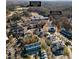 Neighborhood aerial view with convenient access to Scoggins Elementary School and Southern Community Park at 604 Copperline Dr # 108, Chapel Hill, NC 27516