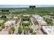 Scenic aerial view of the neighborhood, with close proximity to the Village Center, swim and tennis club, and Culbreth Middle at 604 Copperline Dr # 108, Chapel Hill, NC 27516