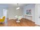 Modern dining room featuring contemporary furnishings and lots of natural light at 604 Copperline Dr # 108, Chapel Hill, NC 27516