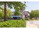 Street view of a building that houses Medical Day Spa, near a public transit stop and lush green space at 604 Copperline Dr # 108, Chapel Hill, NC 27516