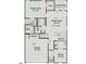 Layout of the first floor featuring the owner's suite, Gathering room, kitchen, and garage at 72 E Victory View Ter, Smithfield, NC 27577