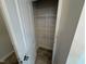 Pantry area with wire shelving and neutral flooring at 72 E Victory View Ter, Smithfield, NC 27577