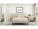 Well-lit bedroom with a desk, perfect for a workspace, and neutral decor at 10064 Regal Dr, Angier, NC 27501