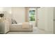 Comfortable main bedroom featuring a window with natural light and neutral decor at 10064 Regal Dr, Angier, NC 27501