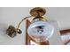 Hallway sconce with a brassy finish at 1017 Holly Creek Ln, Chapel Hill, NC 27516