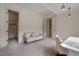 Comfortable office space with sofa and ample storage at 102 Anna Lake Ln, Cary, NC 27513