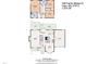 Detailed floor plan showcasing the layout of the house, including room dimensions at 106 Ferris Wheel Ct, Cary, NC 27513