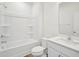 Bathroom with bathtub, toilet, and sink at 106 Willow Cameron Way, Angier, NC 27501
