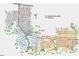 An aerial view diagram of a new home community with homesites and community features labeled at 113 Cloud Berry Ln, Holly Springs, NC 27540