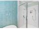 Walk in shower featuring glass enclosure, white tile, and dual shower heads at 1416 Barony Lake Way, Raleigh, NC 27614