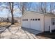 A detached two-door garage complements this well-maintained property at 231 Patterson Dr, Roxboro, NC 27573