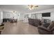 Bright, open-concept layout with distinct living, dining, and kitchen areas, plus comfortable seating at 231 Patterson Dr, Roxboro, NC 27573