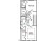 Top floorplan features primary bedroom and bath, bedroom #2 and bath #2 at 336 Chesapeak Commons St # 140, Garner, NC 27529