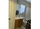 Bathroom featuring a vanity with a sink, a toilet, and a shower/tub combination with plastic curtain at 3742 Marshlane Way, Raleigh, NC 27610