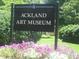 Ackland Art Museum Sign at 500 Yeowell Dr, Chapel Hill, NC 27514