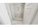 Modern bathroom showcases a glass-enclosed shower with tiled walls and a toilet with white trim at 500 Yeowell Dr, Chapel Hill, NC 27514