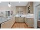 Updated kitchen features granite countertops, subway tile backsplash, and modern appliances at 531 N Main St, Graham, NC 27253