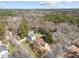 Beautiful neighborhood view featuring mature trees and various architectural home styles at 5400 Cedarwood Dr, Raleigh, NC 27609