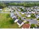Aerial view of the community showcasing the well-manicured lawns at 6013 Shelane Ct, Raleigh, NC 27610