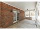Covered back porch with swing, offering a peaceful outdoor space at 6709 Windchase Dr, Rocky Mount, NC 27803