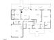 Detailed floor plan showcases the layout of the home, including bedrooms, bathrooms, kitchen, and living spaces at 6709 Windchase Dr, Rocky Mount, NC 27803