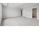 Carpeted main bedroom with recessed lighting and an en suite bathroom at 108 Grove Township Way, Angier, NC 27501