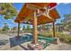 Outdoor covered seating with picnic tables, providing a great space for community gatherings and events at 1137 Fanning Dr, Wake Forest, NC 27587