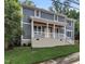 Charming two-story home with a welcoming front porch, grey siding, and white trim, set on a well-maintained lawn at 1521 Chapel Hill Rd, Durham, NC 27701