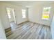 This bedroom has hardwood floors, bright natural light and double-paned windows at 169 Steel Springs Lane Rd # 17, Angier, NC 27501