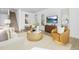Inviting living room with stylish decor, comfortable seating, and plenty of natural light at 185 Horseshoe Pl # 54, Angier, NC 27501