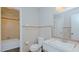 Bathroom featuring a tiled shower, and a vanity with a sink and mirror at 2720 Amherst Ave, Burlington, NC 27215