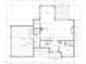 Detailed floor plan of a home featuring a 3-car garage, kitchen, dining, living, and guest suite at 3004 Hickory Rd, Raleigh, NC 27616