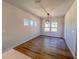 Dining room with wood floors and ample natural light at 394 Duncan Creek Rd # 158, Lillington, NC 27546