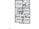 Second floor plan featuring an owner's suite, three additional bedrooms, pocket office, and laundry at 394 Duncan Creek Rd # 158, Lillington, NC 27546