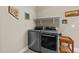 Convenient laundry room with modern washer and dryer at 405 Joseph Alexander Dr, Fuquay Varina, NC 27526