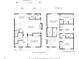 Floor plans of first and second floors with all rooms measurements at 505 Colleton Rd, Raleigh, NC 27610