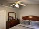 Spacious main bedroom features a dresser, closet, and inviting decor at 5264 Patuxent Dr, Raleigh, NC 27616
