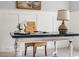 Home office showcasing a vintage desk, horse head decor, and natural light at 749 Bowden Rd, Chapel Hill, NC 27516