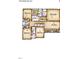Second floor floor plan showing owner's suite, bedrooms, and recreational room at 1136 Knotty Oaks Dr, Apex, NC 27523