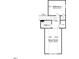 Floor plan of the second floor of a home, showing the bedrooms and bonus room at 121 Willow Cameron Way, Angier, NC 27501