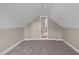 Bedroom featuring neutral paint, carpet and unique architecture at 1426 Phelps Ridge Dr, Fuquay Varina, NC 27526