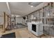 Basement featuring laundry area and workout equipment for a healthy lifestyle at 206 Spring Ln, Chapel Hill, NC 27514