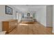 Bright main bedroom with hardwood floors, natural light, and trey ceiling at 206 Spring Ln, Chapel Hill, NC 27514