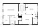 This floor plan features a primary bedroom, bedrooms, walk-in closet, hall, and bathrooms at 25 Scotch Bonnet Rdg, Clayton, NC 27520