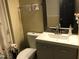 Contemporary bathroom featuring a modern vanity, toilet, and shower at 312 East End Ave, Durham, NC 27703