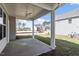 Relax on the covered patio with a ceiling fan perfect for enjoying the outdoors at 322 N Maple Walk Walk # 237, Garner, NC 27529
