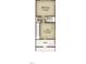 Floor plan displaying the third floor with a loft, bedroom and bath at 4095 Elk Crk Ln, Raleigh, NC 27612